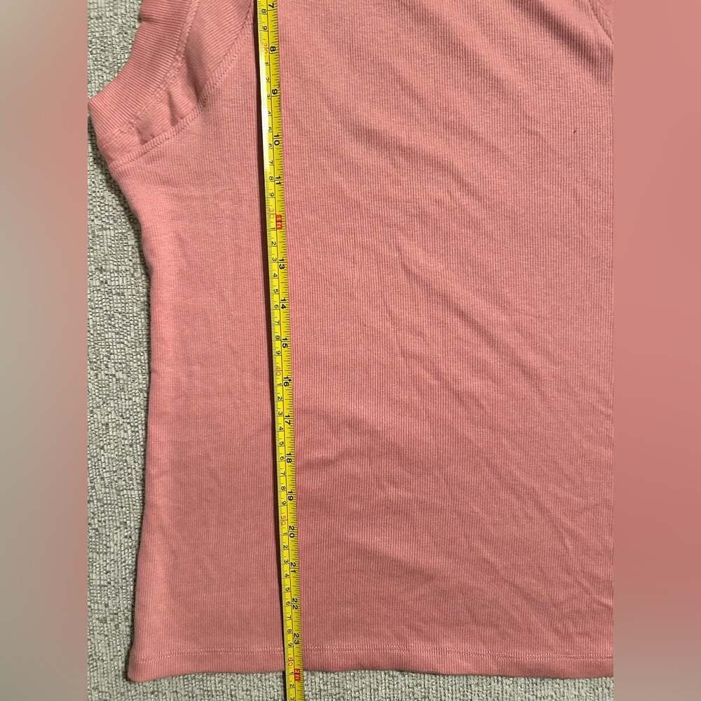 Sonoma Stretch Rib Shell Tank Top - Picture 8 of 10